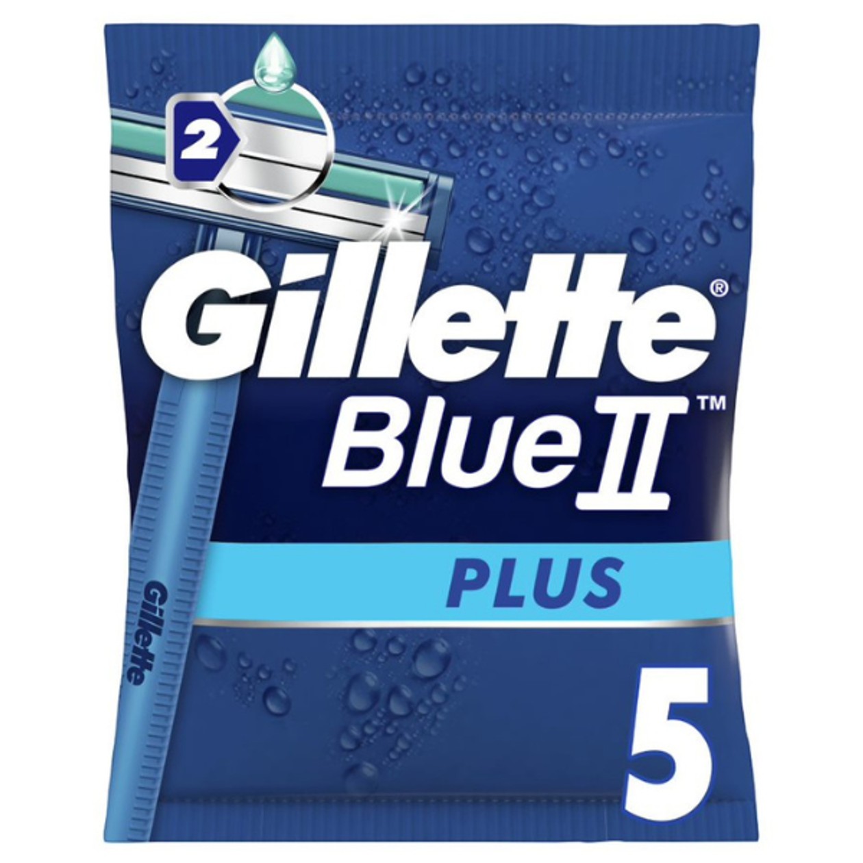 Lâmina Descartável BLUE II Plus Gillete 5 un