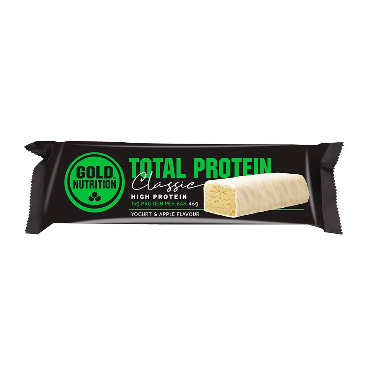 Barra Total Protein Iogurte e Maça Gold Nutrition 46 gr