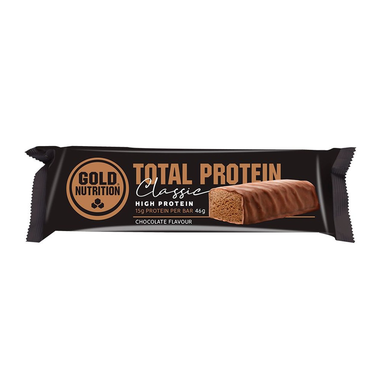 Barra Total Protein Chocolate Gold Nutrition 46 gr
