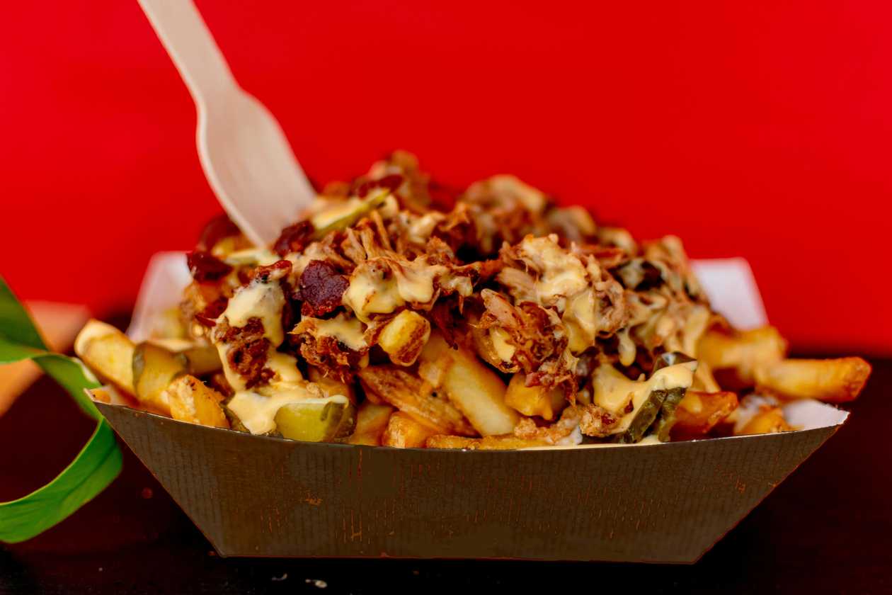 Loaded Fries With Pork