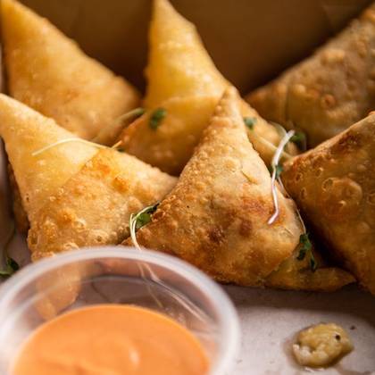 Quattro Formaggi Samosa (Sold by: the piece)