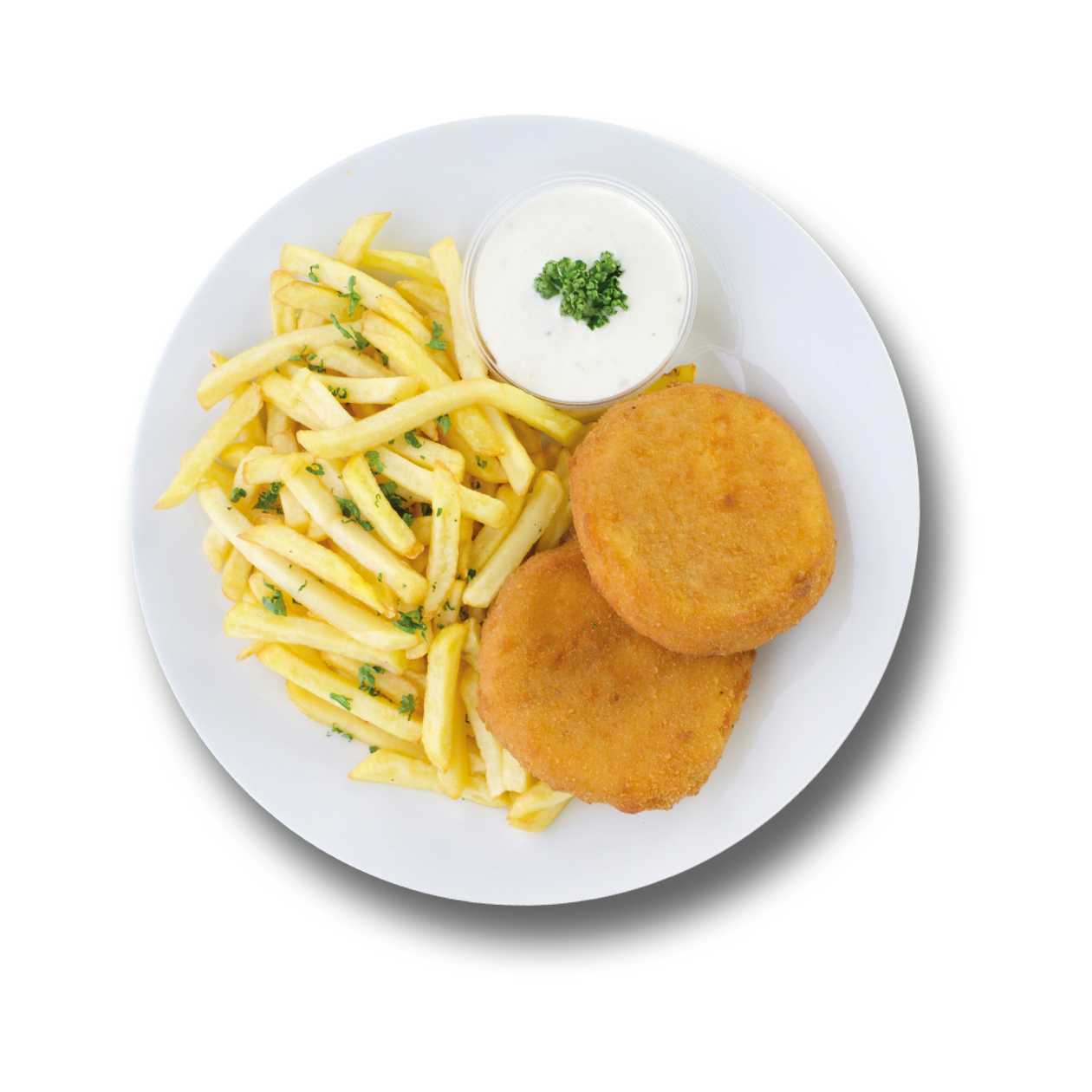 Smažený hermelín+ příloha dle výběru,tatarka