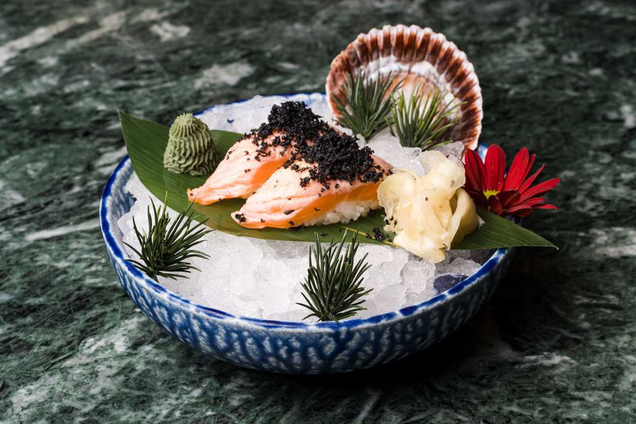 Torched Salmon Nigiri