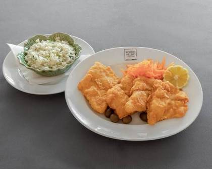 Filetes com Arroz de Coentros