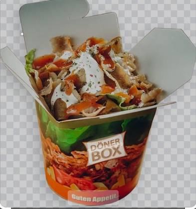 Menu Doner box de vaca