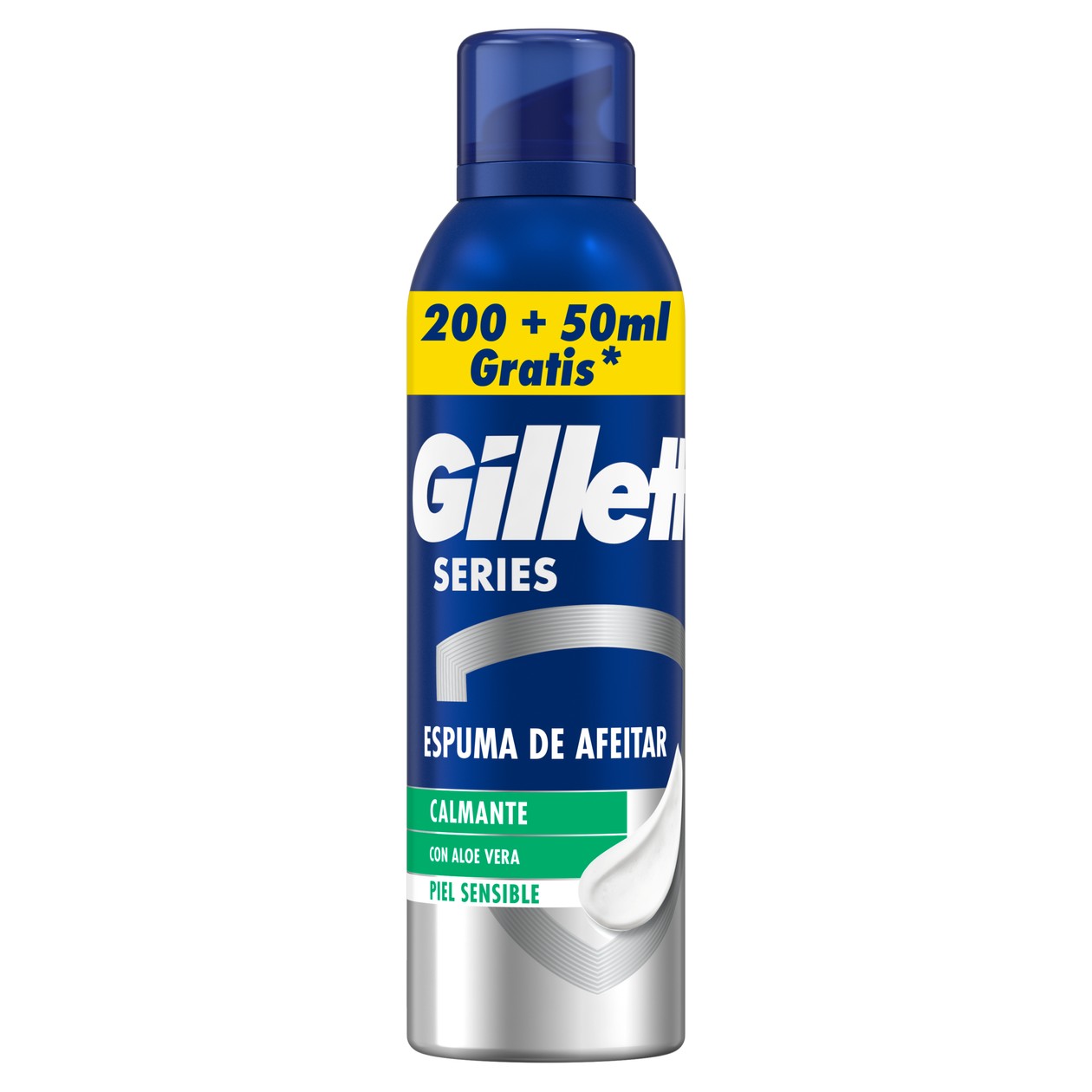 Espuma de Barbear Calmante Gillete Series 200 + 50 ml