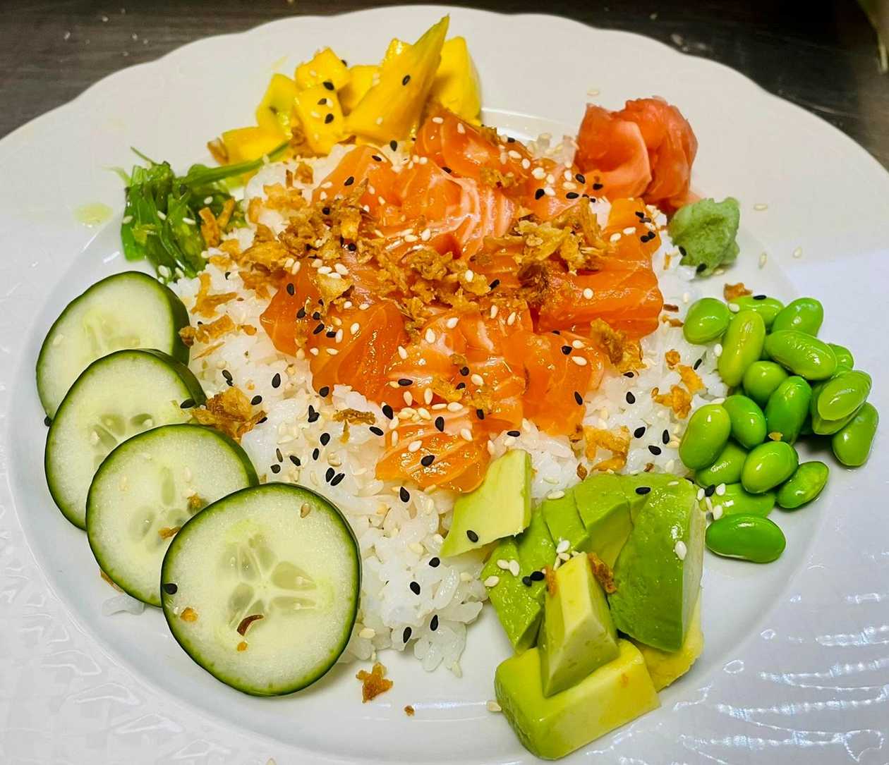 Salmon Poke Bowls