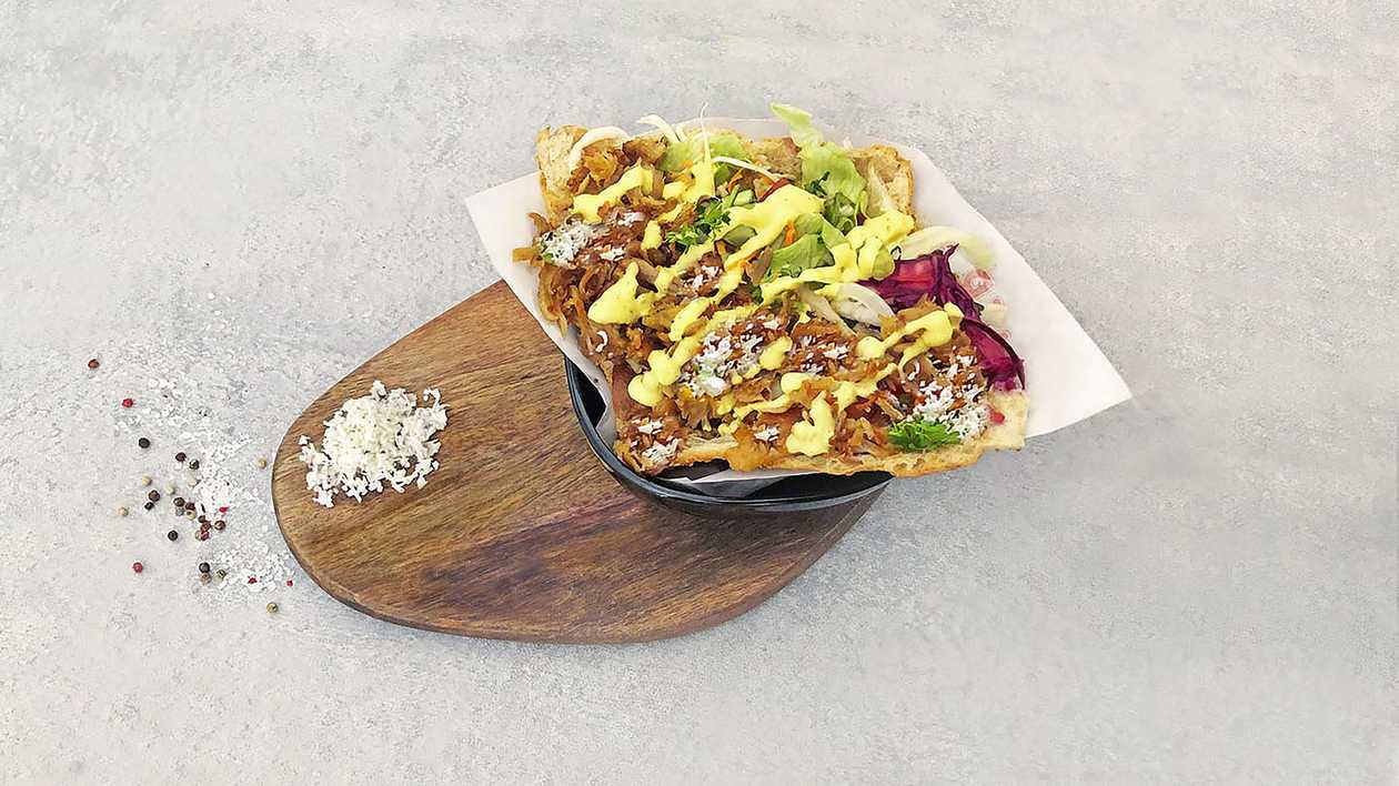 2. Döner kebab - bread with cheese
