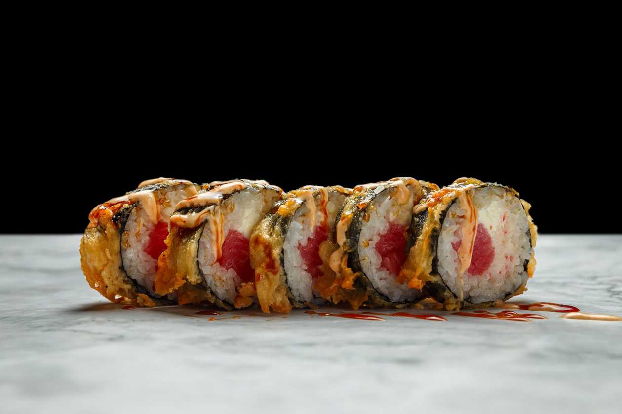 TEMPURA MAGURO MAKI 10 PCS