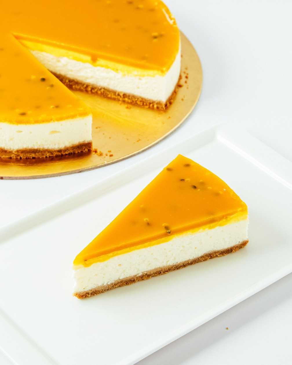 Mango  NY cheesecake