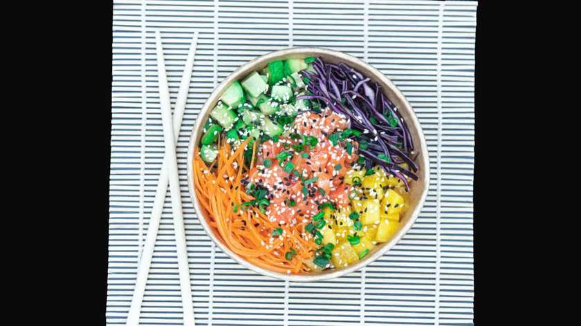 Spicy salmon Poke