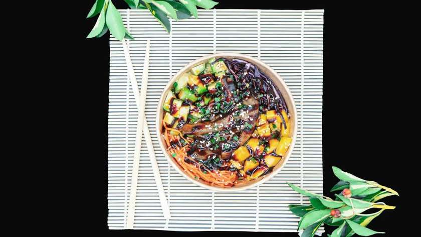 Oyster Mushroom Poke