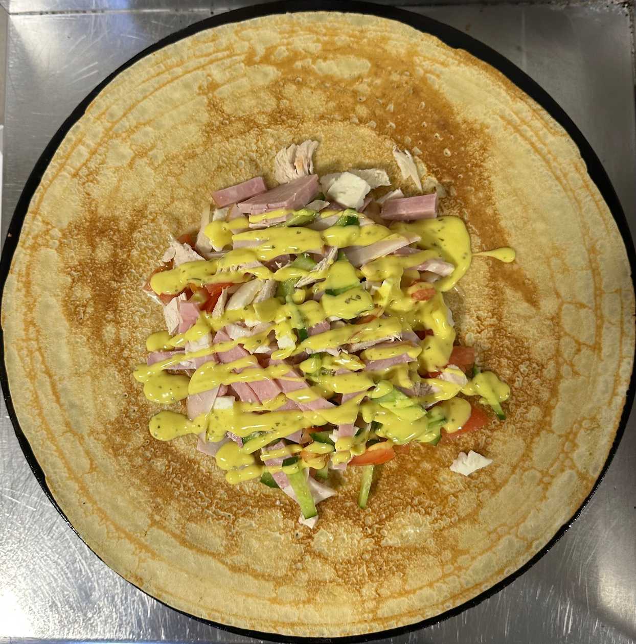 Meaty Mix Κρέπα