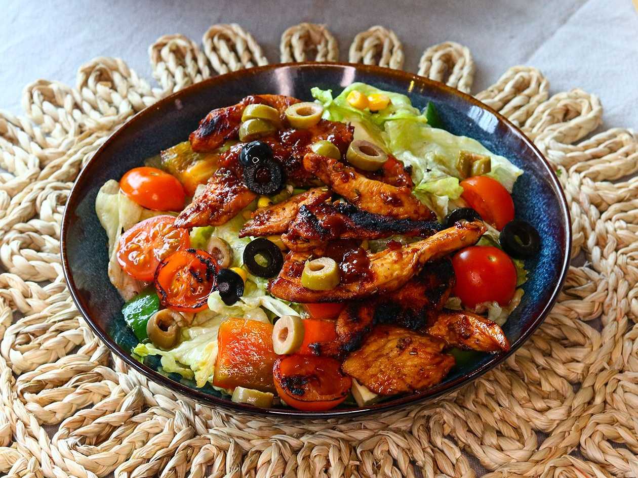 Chicken BBQ salad