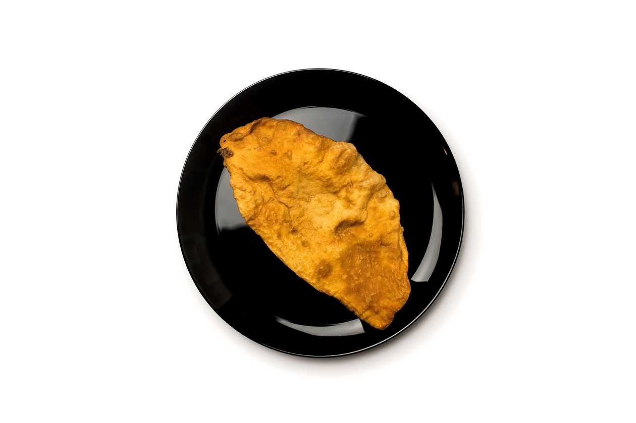 5. Cheburek with chicken and cheese