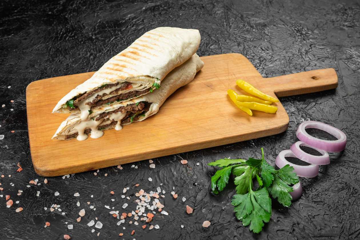 Beef Shawarma Sandwich menu