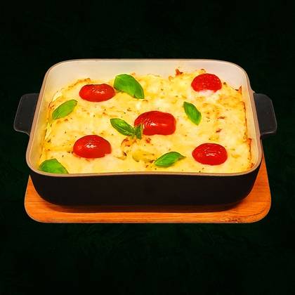 Gratin with mushrooms