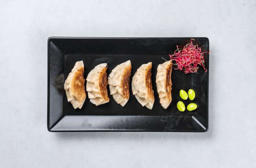 Gyoza with prawn