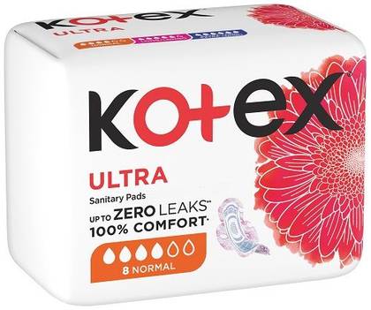 Kotex Ultrathin Sanitary Pads Normal 8's