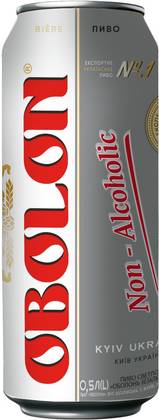 OBOLON. Exported Ukrainian Beer (Non-Alkoholic)