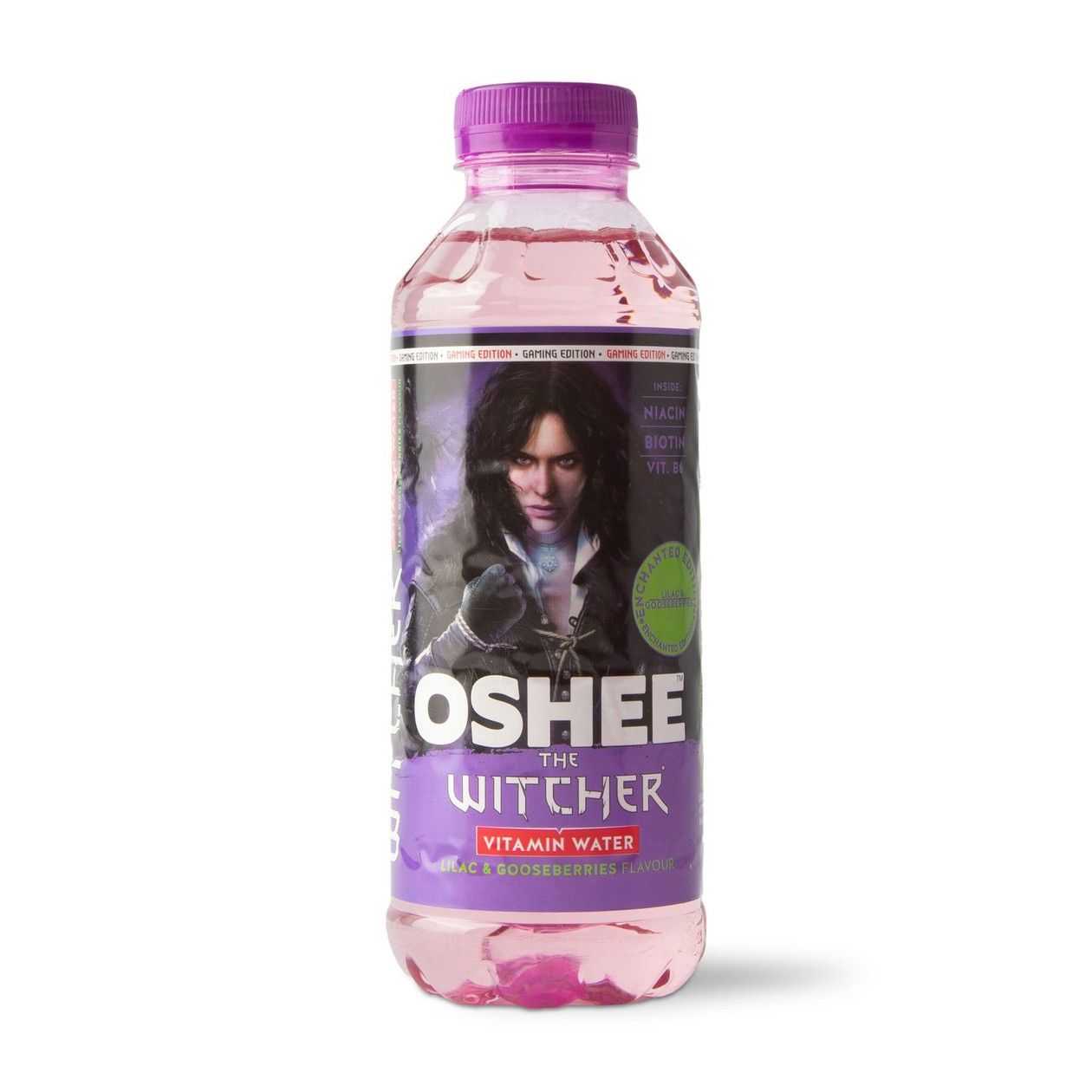 „Oshee“ Witcher vitaminizuotas vanduo alyvų ir agrastų skonio, 555ml