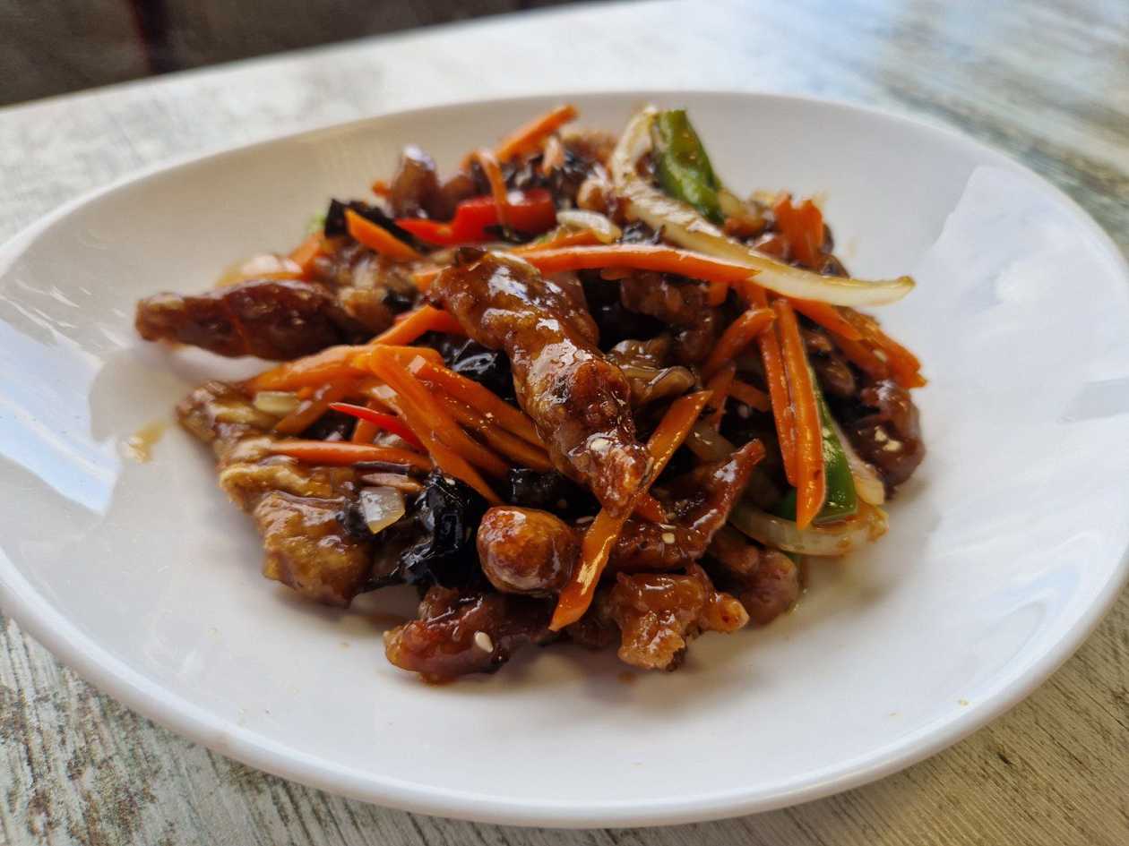 Sweet and spicy duck stew