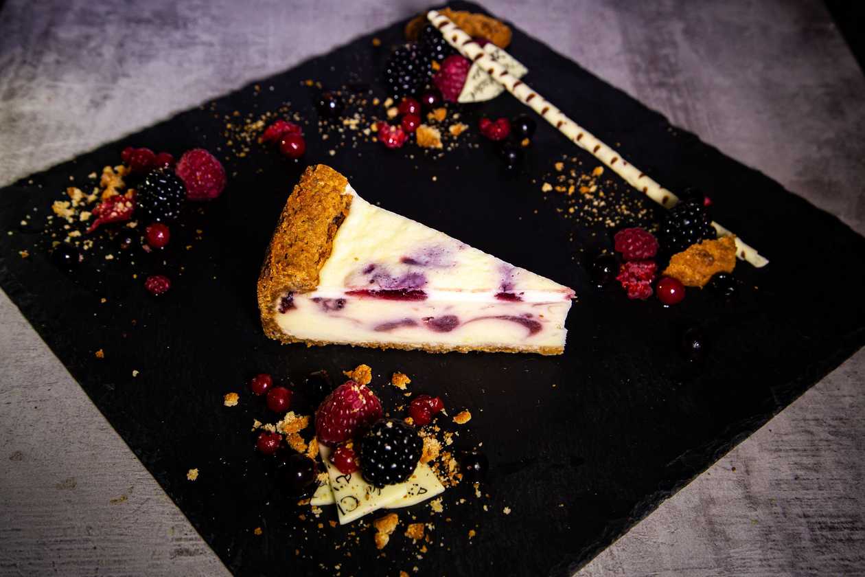 Fruits of the forest cheesecake