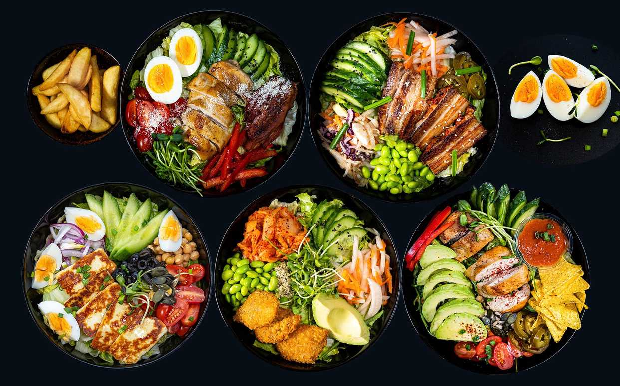 Pura Vida Salad Bowls Żoliborz Bolt Food