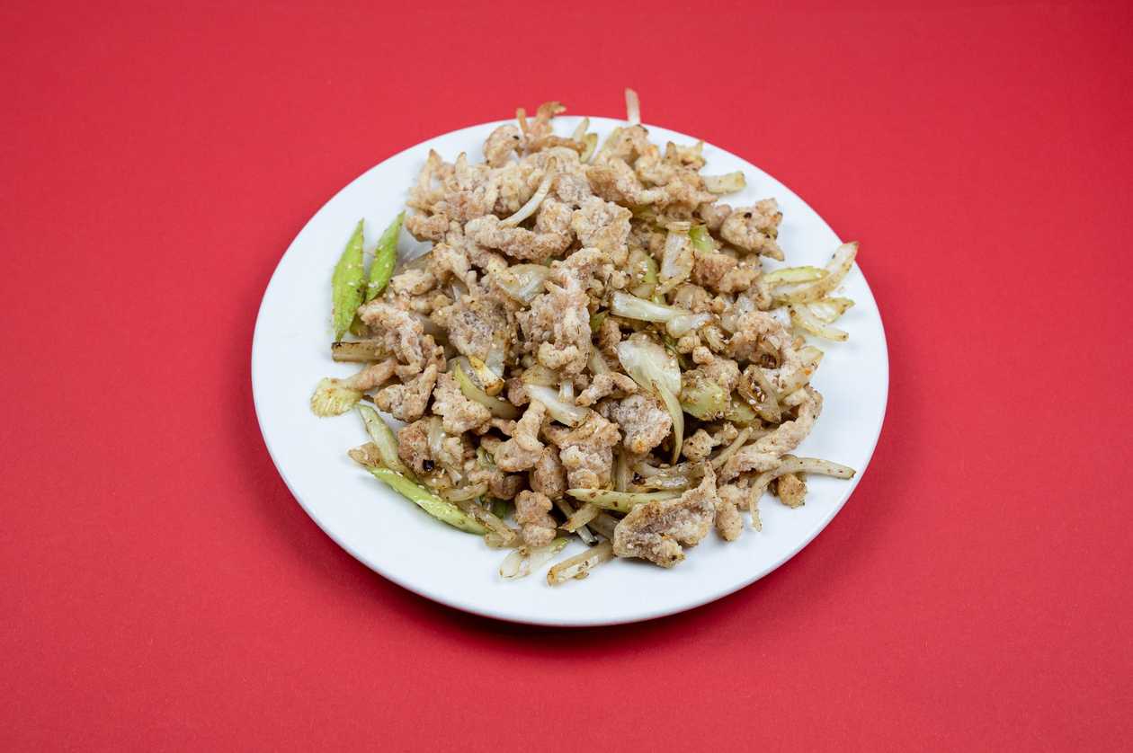 F4 Dry fried beef "Ziran"