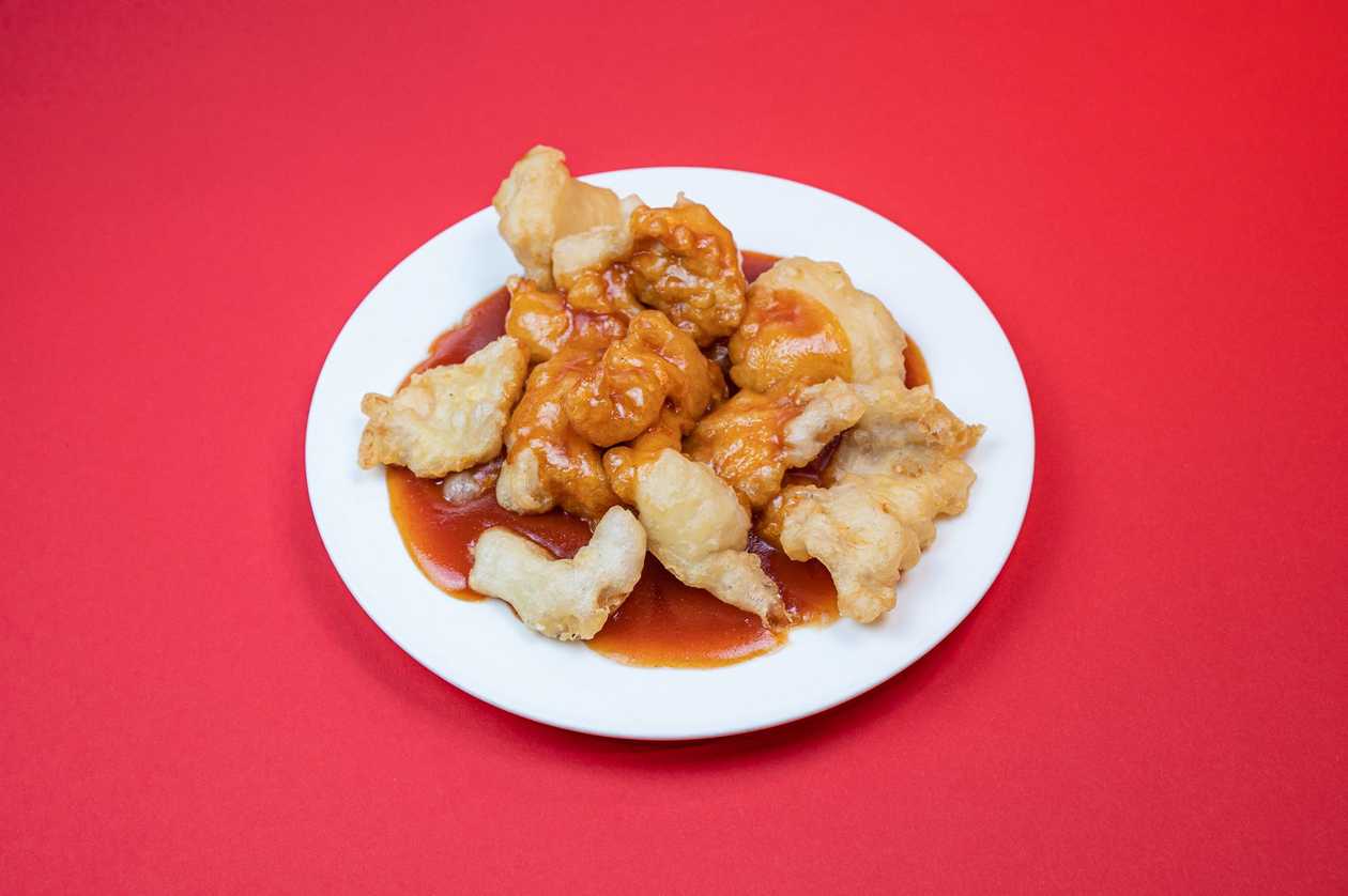 D3 Crispy chicken "Guo Bao"  in sweet and sour sauce