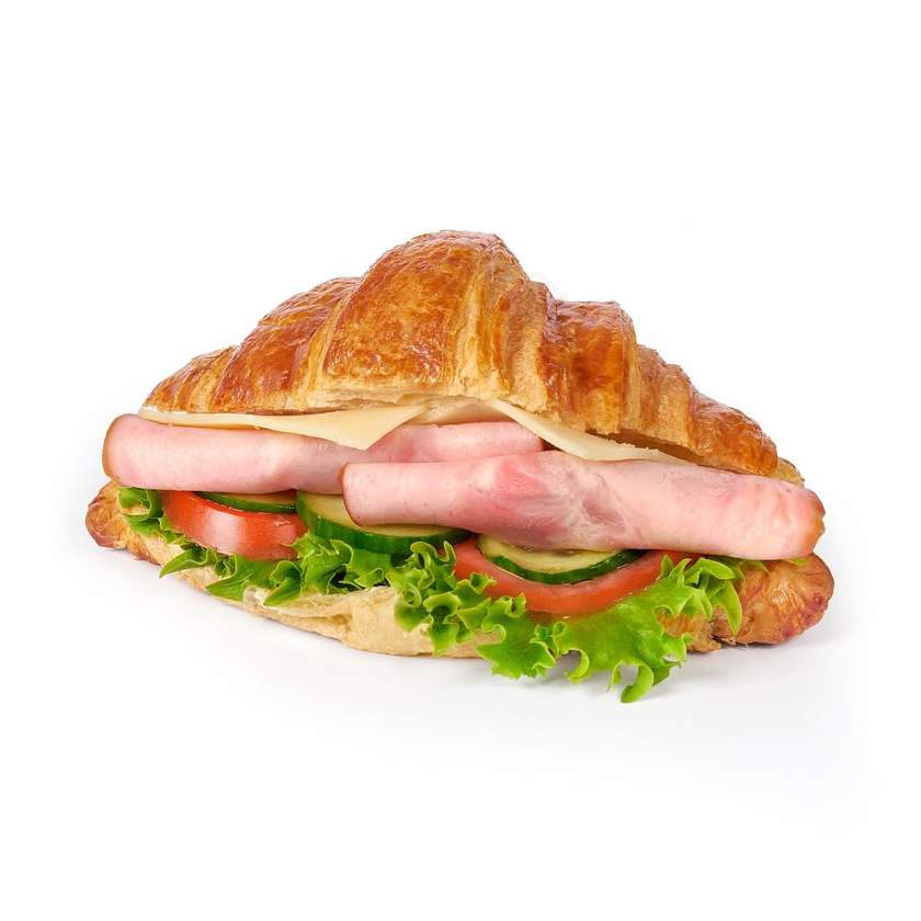 Круассан с ветчиной и сыром
