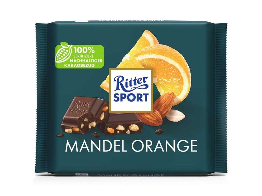 Ritter Sport Mandel Orange 100g