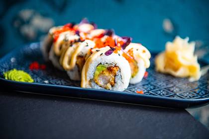 Tempura krevett maki 8tk