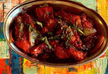 CHILLI PANEER DRY
