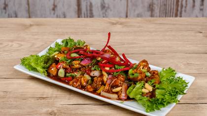 Beef kung pao*