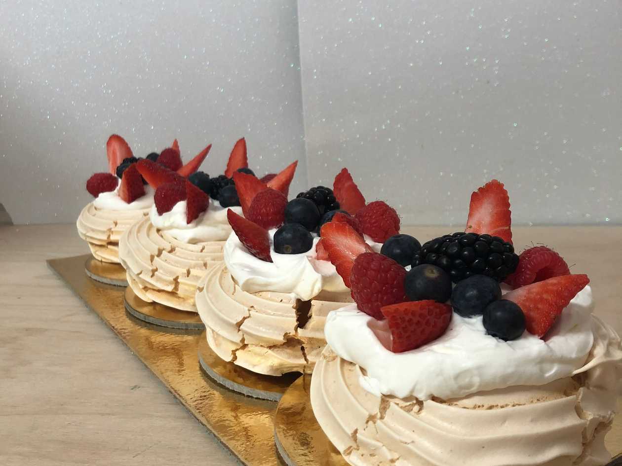 Mini Pavlova Frutos Vermelhos