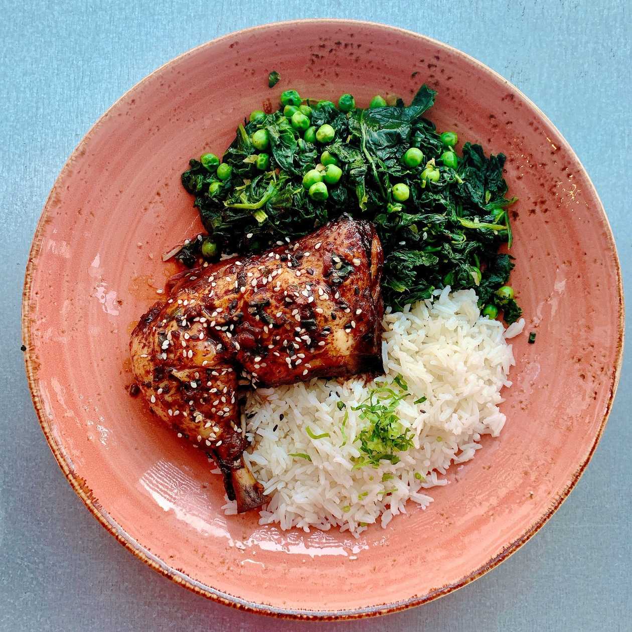 Chicken Thigh with Teriyaki Sauce