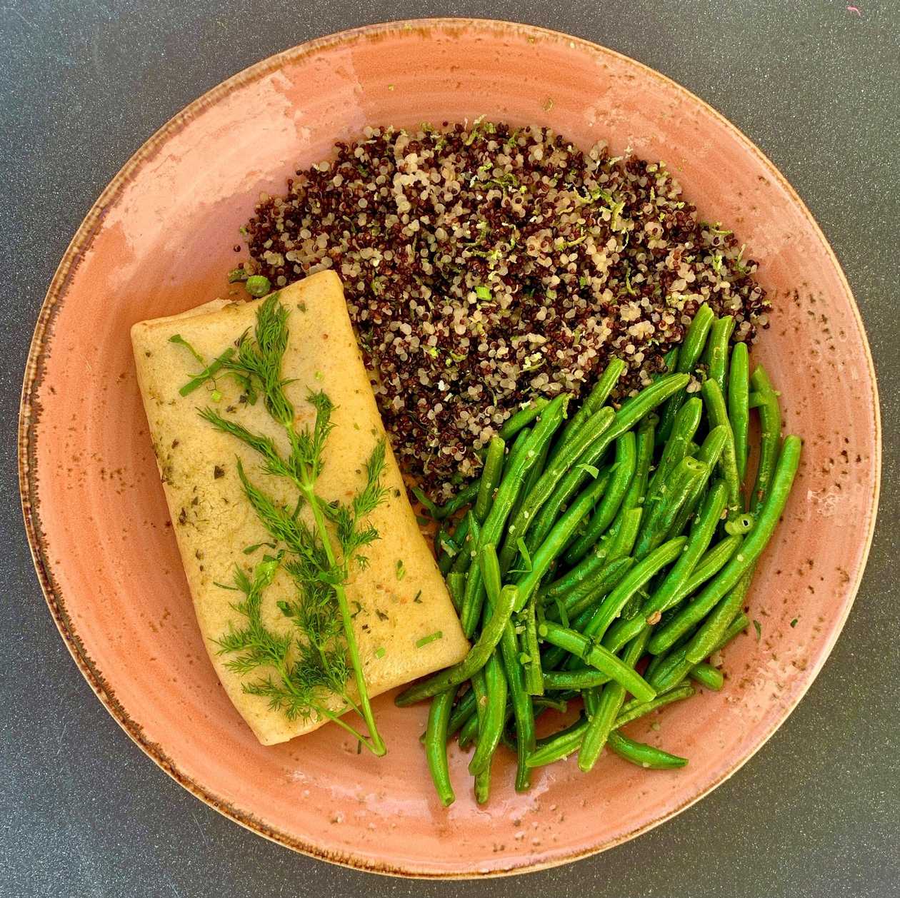 Hake and Spinach Crepe (Gluten-Free)