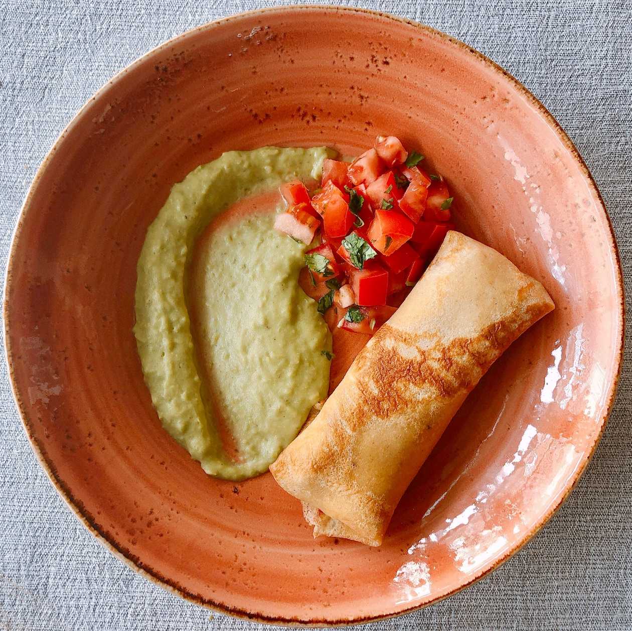 Chicken and Mushroom Crepe (Gluten-Free)