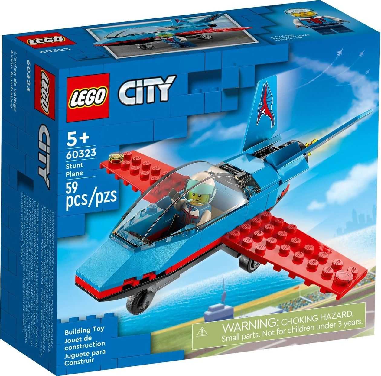LEGO® City: Avion de Cascadorii, 60323