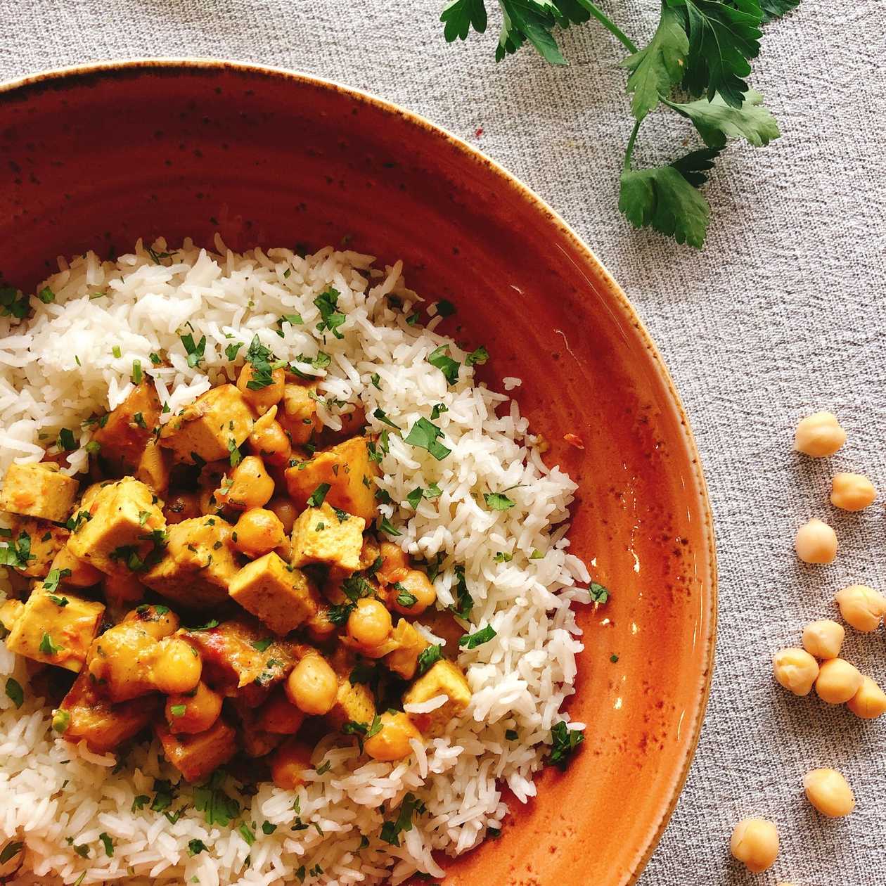 Chickpea and Tofu Curry