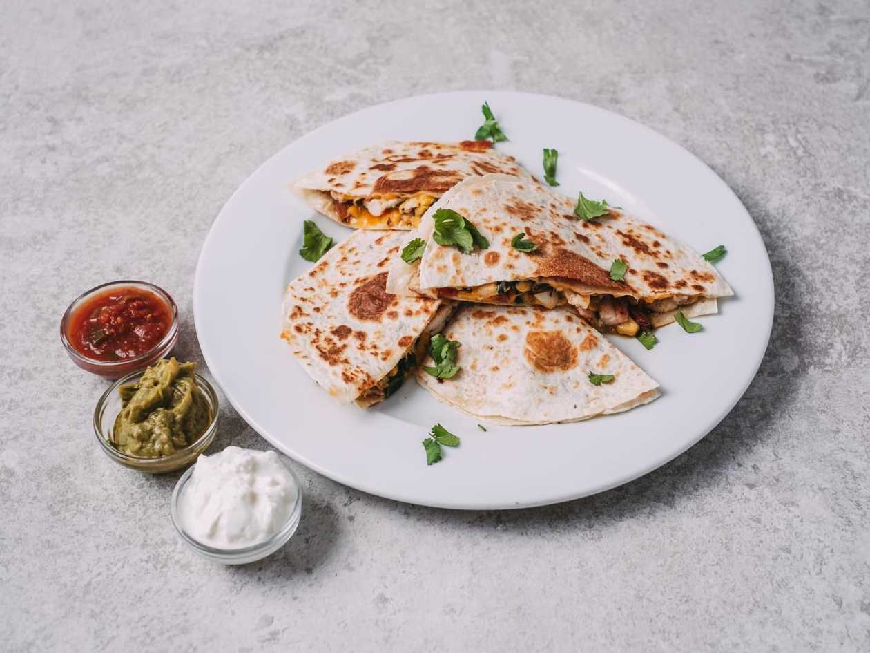 Quesadillas con pollo