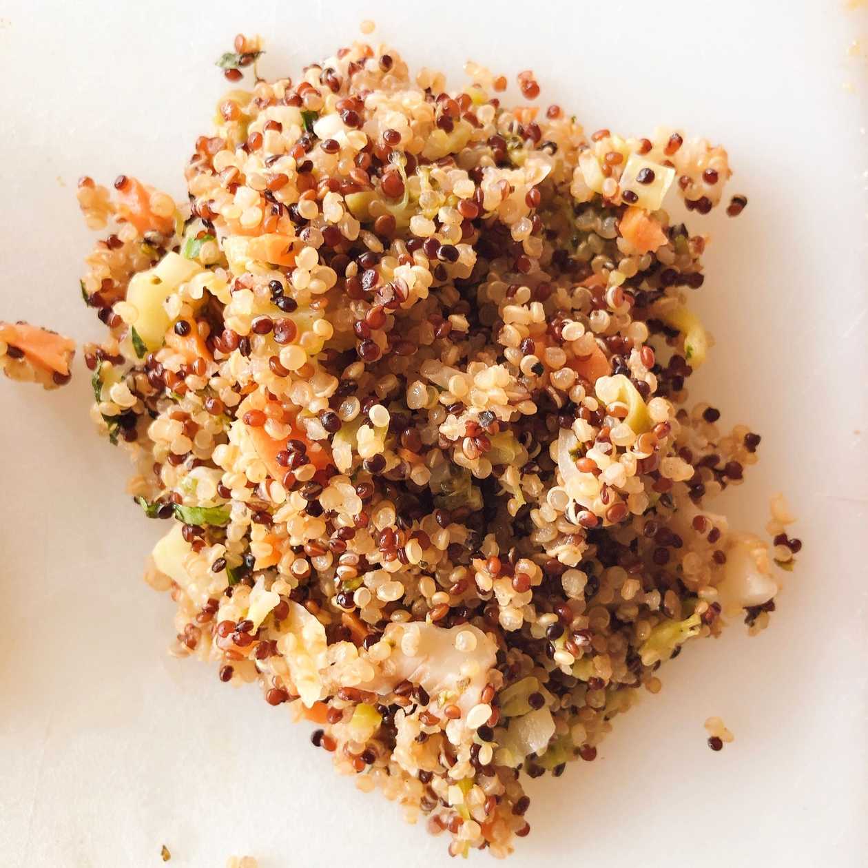 Tricolour Quinoa with Lime