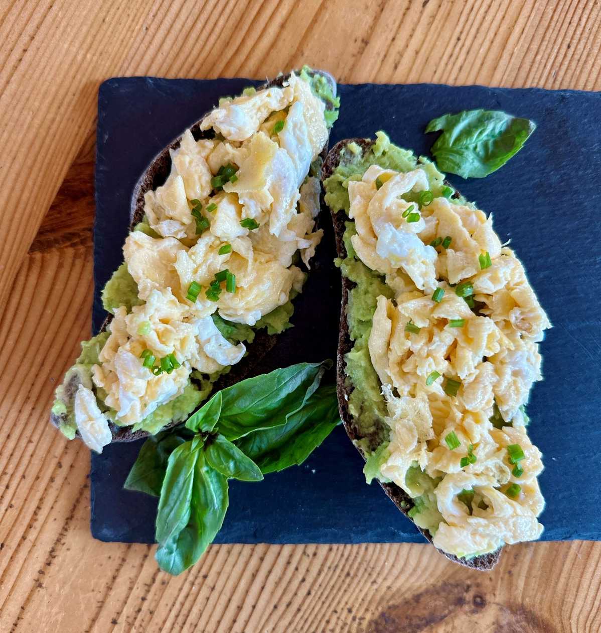 Scrambled Egg and Avocado Toast