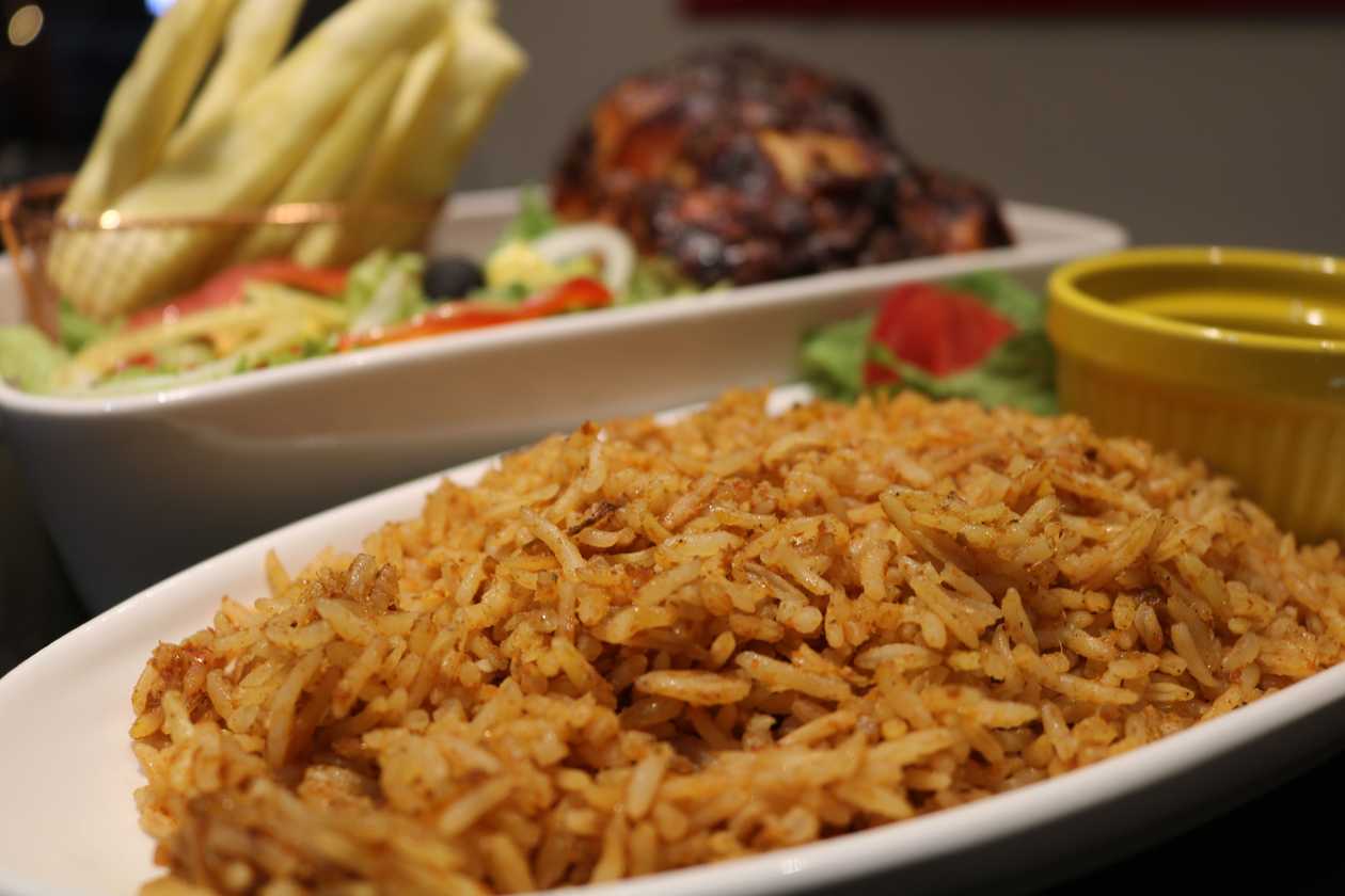 GRILLED FEAST Jollof and Chicken