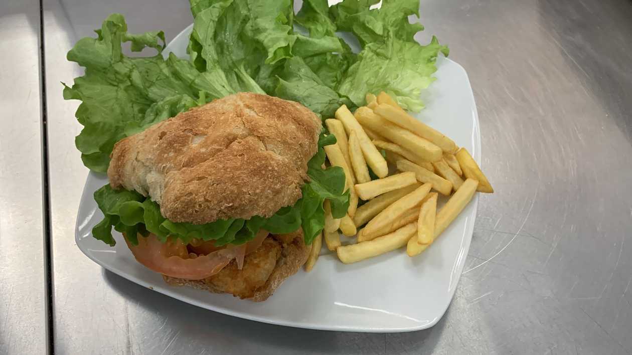 Camarão temperado e Panado no pão da Avô