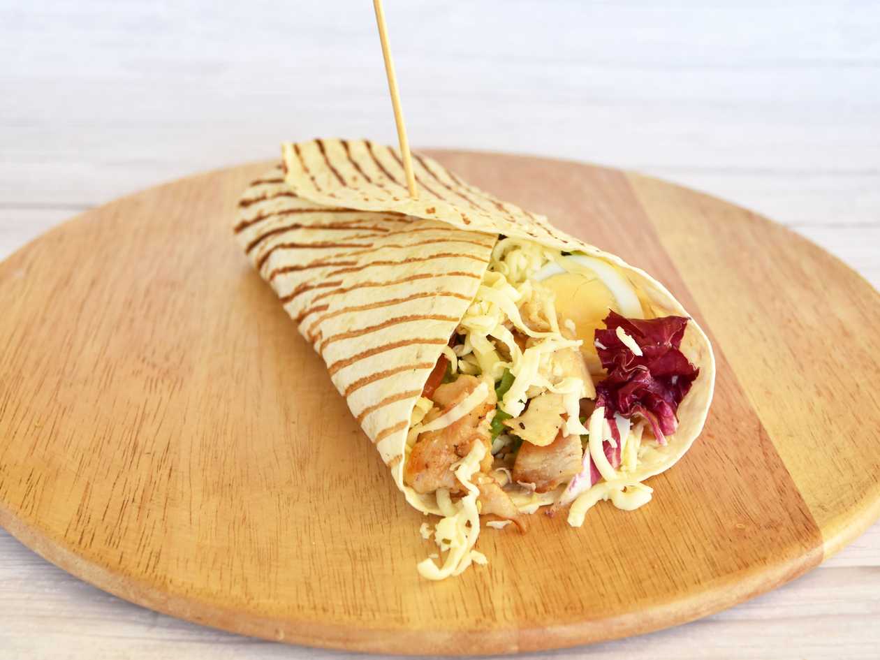 Chicken tortilla with cheese