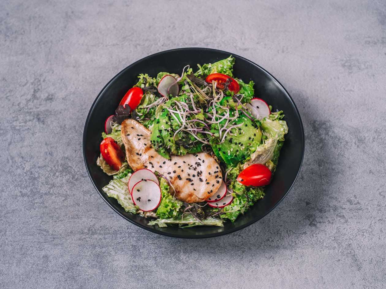 Avokádový s kuřecím masem