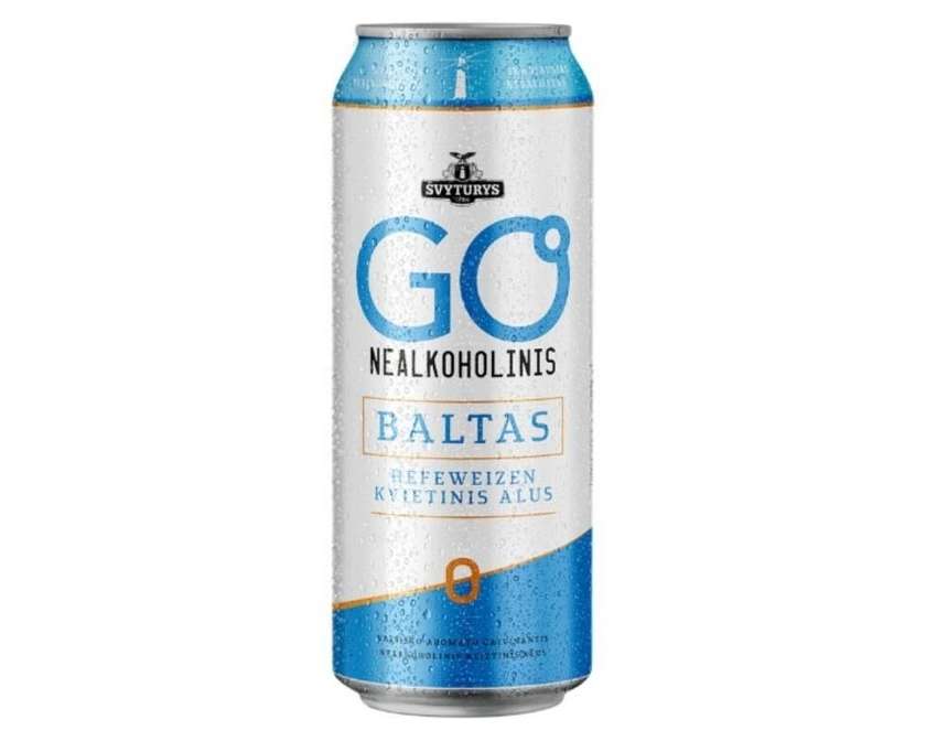 Švytūrio Go Baltas 0,0% 0,5l
