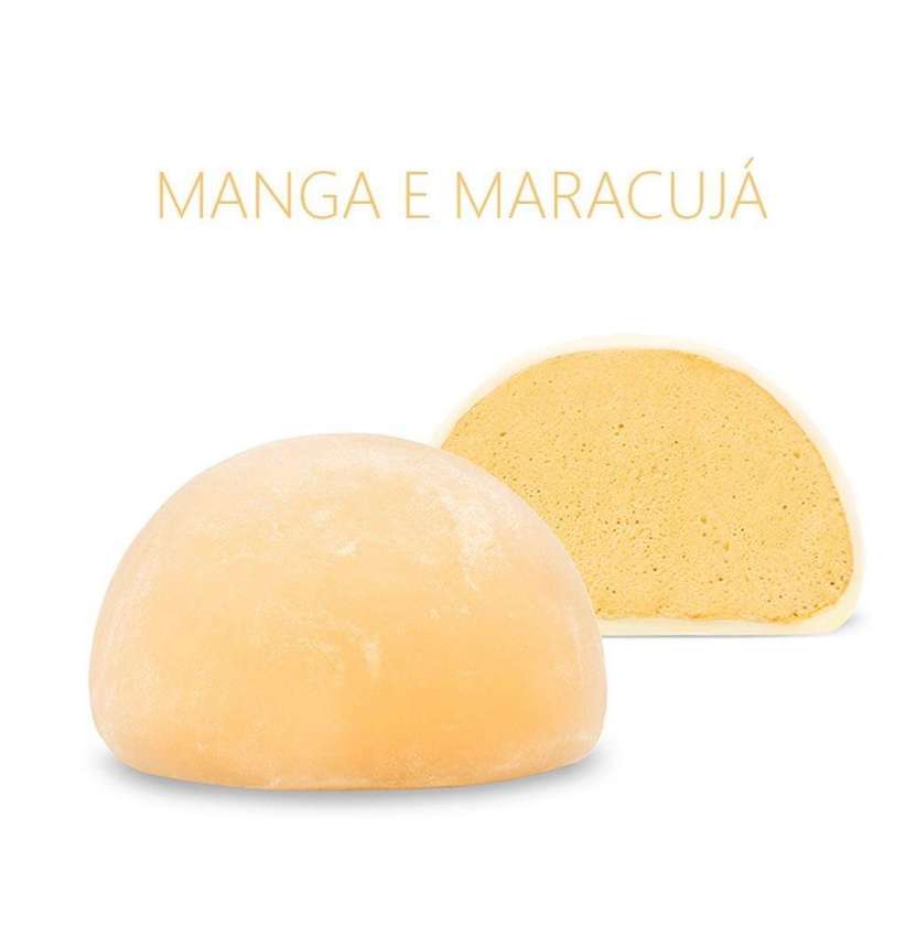 Mochi mango and passion fruit